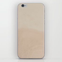 Neutral Pink Beige Gradation Texture Painting iPhone Skin