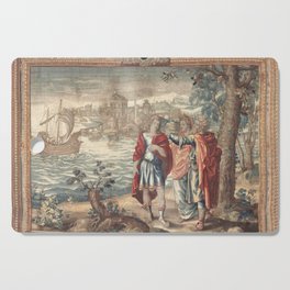 Antique 17th Century 'Leander' English Tapestry Cutting Board