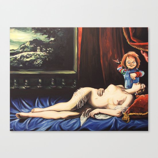The Sleeping Victim Canvas Print