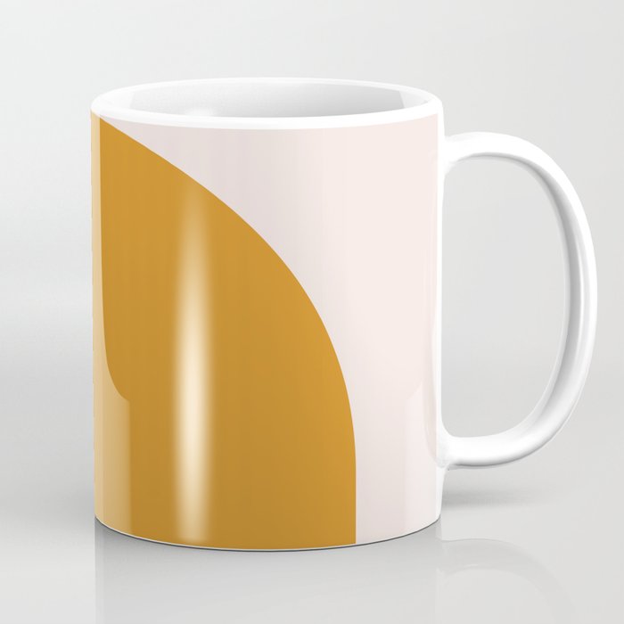 Arch (Yellow & Pale Pink) Coffee Mug