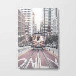 San Francisco City Metal Print | Sanfranciscoposter, Bohoposter, Minimalistposters, Photo, Pastelposter, Decorposters, Homeposters, Color, Travelposter, Photographyposter 