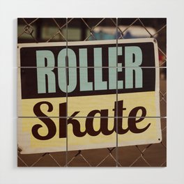 Roller Skate Wood Wall Art