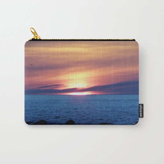 Sunset over Blue Waters Carry-All Pouch