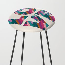 Painted Love II Counter Stool