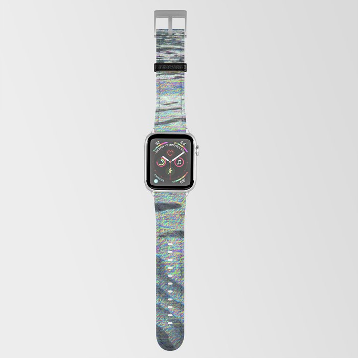 Sea Glitch - Teal Apple Watch Band
