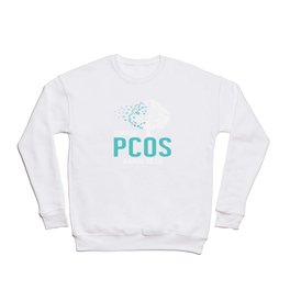 PCOS Awareness Quote, Support Infertility, Teal Ribbon Tree for Women Crewneck Sweatshirt | Healthcare, Daughter, Survivor, Diabetes, Medicalfield, Lifestyle, Pcosinfertility, Graphicdesign, Mamma, Awarenessmonth 