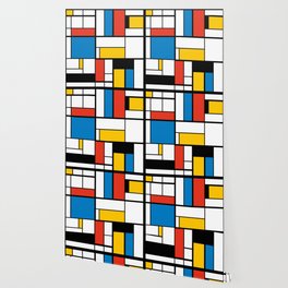 Mondrian Wallpaper For Any Decor Style Society6