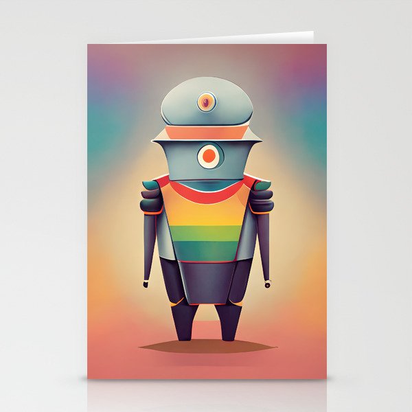 Proud Bot Stationery Cards