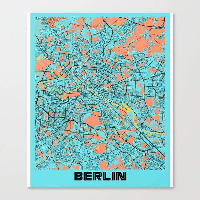 Berlin city Canvas Print