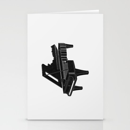 Music Is The Key B Stationery Cards