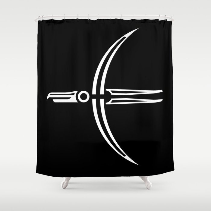 Moon Raven Shower Curtain | Graphic-design