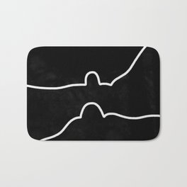 Spatial Concept 73. Minimal Art. Bath Mat