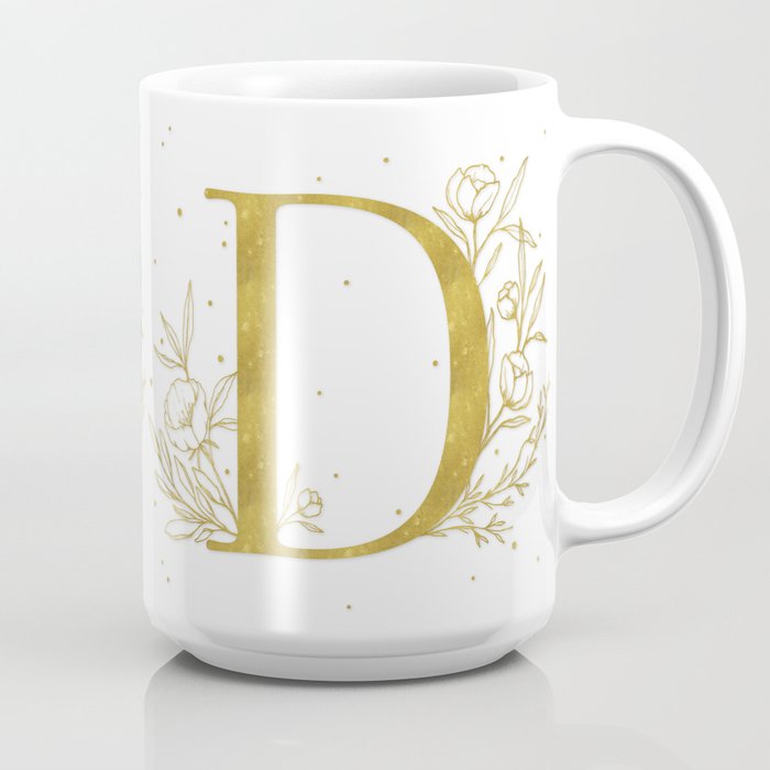 Holiday Home Monogram Ceramic Coffee Mug Personalized Name Letter Initial  Cup