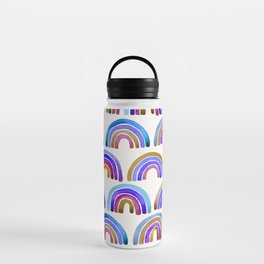 Rainbow Watercolor – Indigo Water Bottle