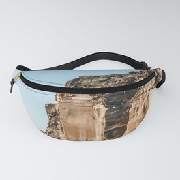Mexico Photography - Tall Cliff By The Ocean Shore Fanny Pack