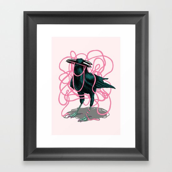 Crow Framed Art Print