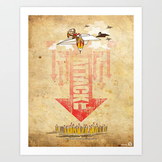ATTACK IT Art Print