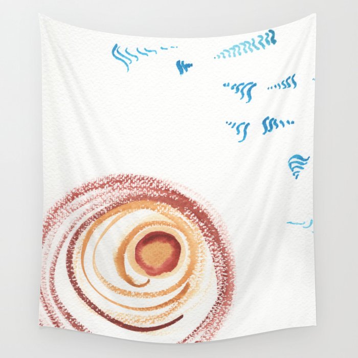 natural vortex Wall Tapestry