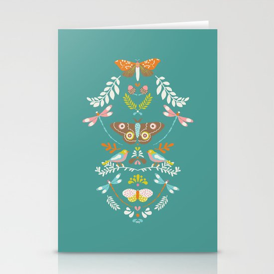 Flora- folklore Stationery Cards