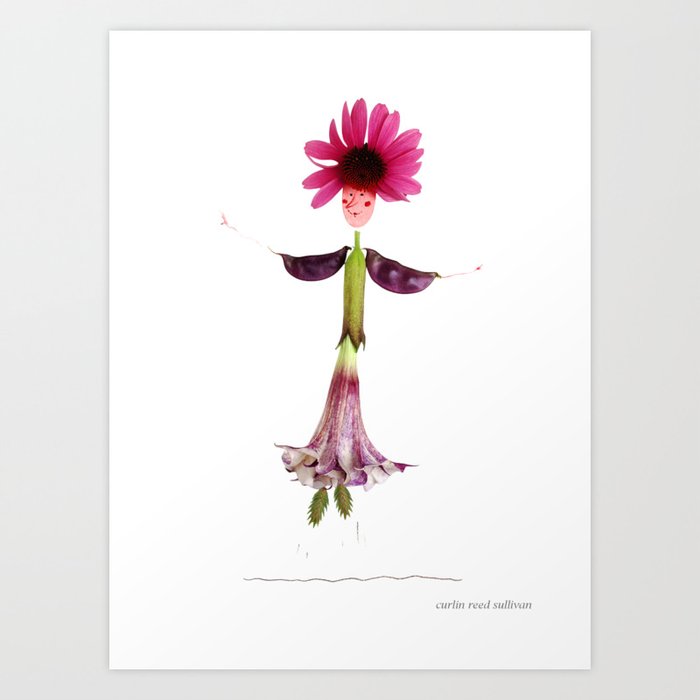 Louise Airborne Art Print | Photography, Flowers, Watercolor, Colorful, Floral, Pippingtooth, Curlin-reed-sullivan, Curlin, Garden, Cheerful