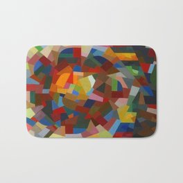 Otto Freundlich Rosace ii Abstract Acrylic Painting Modern Geometric Colorful Art Pattern Bath Mat | Colorful, Otto, Geometric, Ink, Painting, Rosaceii, Art, Pop Art, Abstract, Vintage 