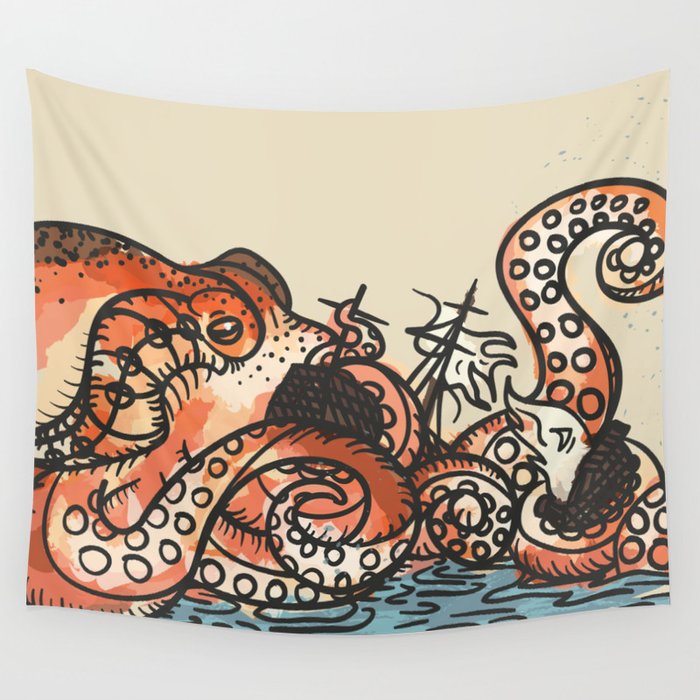 KRAKEN Detail Edition Wall Tapestry