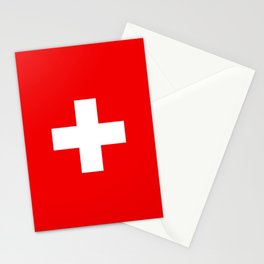 Flag of Switzerland - Swiss Flag Stationery Card