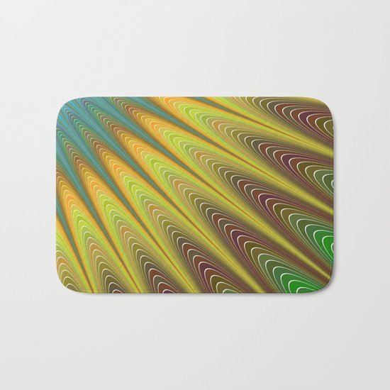 Colorful sunshine Bath Mat