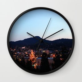 Eugene Oregon from Skinner Butte Wall Clock