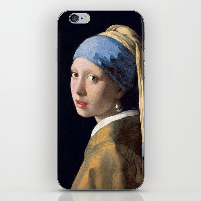 Girl with a Pearl Earring. Vermeer. iPhone Skin