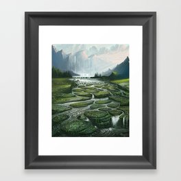 The Great Waterfall Framed Art Print