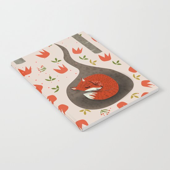 Sleeping Fox Notebook