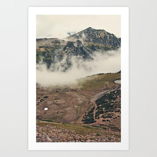 Mountain Hike Art Print