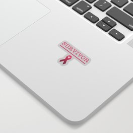 Survivor - Pink ribbon design Sticker