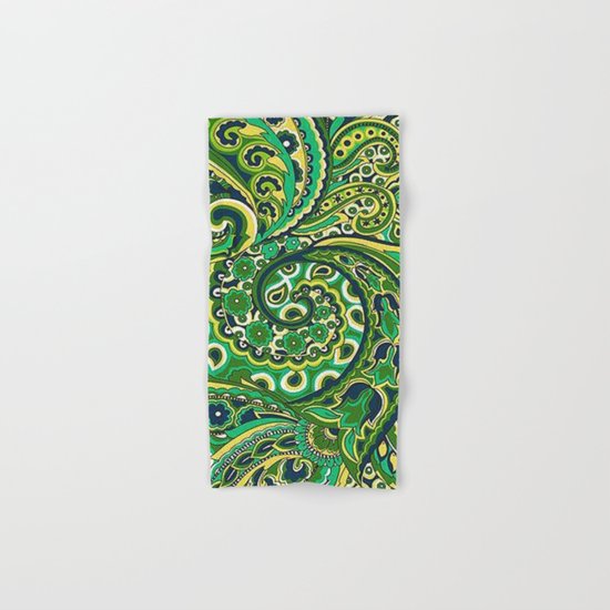 Floral Paisley Pattern 04 Hand & Bath Towel