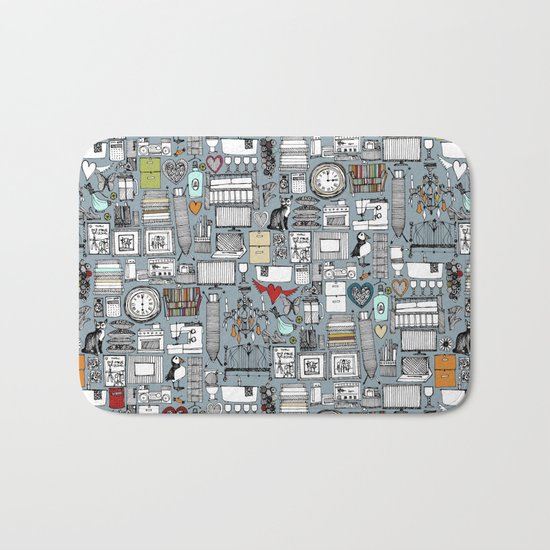 love and stuff Bath Mat