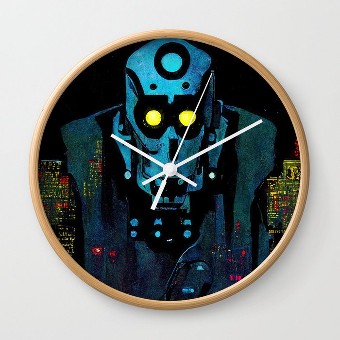 Robots among us Wall Clock