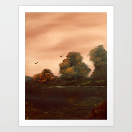 The Autumn Leaves Art Print