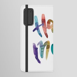 Brush Lettering Happy Mum Android Wallet Case