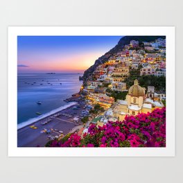 Positano Amalfi Coast Art Print