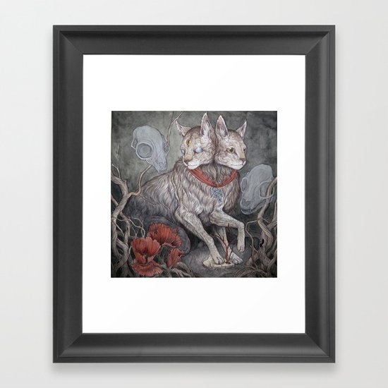 Forget Me Not Framed Art Print