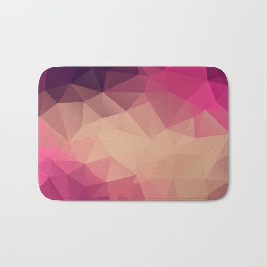Polygon picture . Sunset. Bath Mat