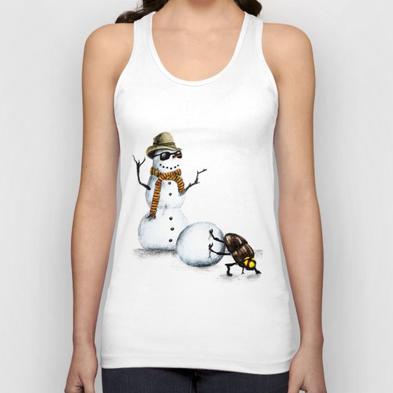 Snowman Unisex Tank Top