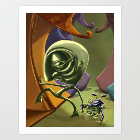 Back home Art Print