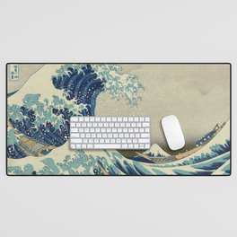 The Great Wave off Kanagawa Desk Mat