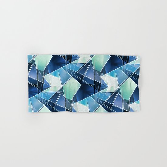 Iced Geometric Hand & Bath Towel
