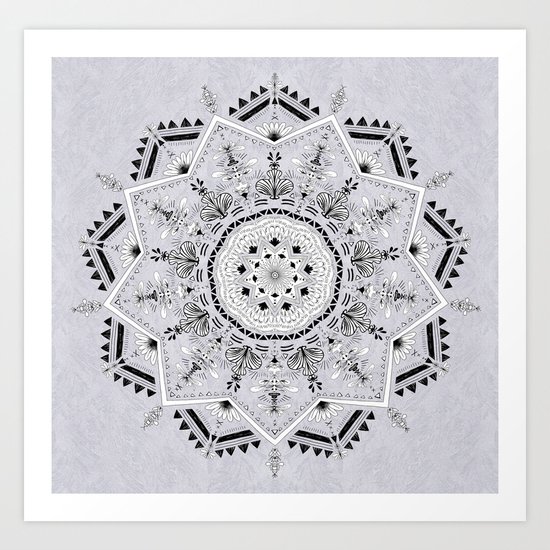 Star Mandala Art Print