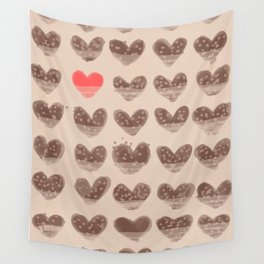 Happy Hearts Wall Tapestry