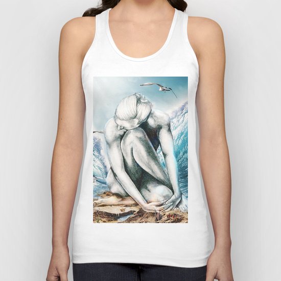 Waves Unisex Tank Top
