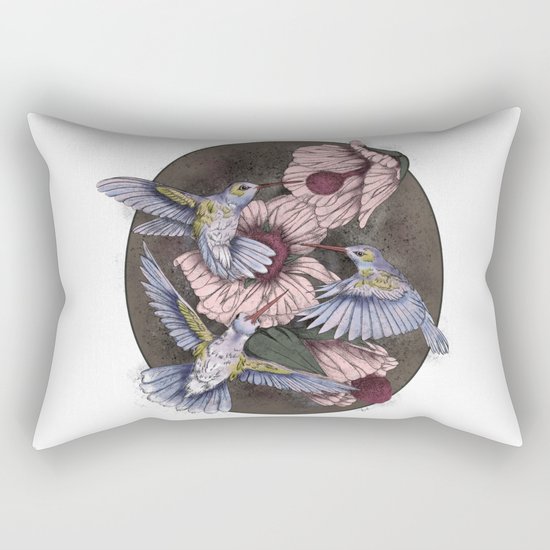Flits & Whispers Rectangular Pillow